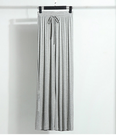 Άνετο μασίφ Μοντάλ βαμβακερό μακρύ παντελόνι για το σπίτι Γυναικεία ρούχα Παντελόνι ύπνου Γυναικεία ενδυμασία σαλονιού Νυχτερινά ρούχα Σπίτι Casual Nighty