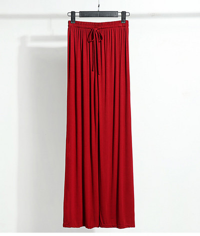 Άνετο μασίφ Μοντάλ βαμβακερό μακρύ παντελόνι για το σπίτι Γυναικεία ρούχα Παντελόνι ύπνου Γυναικεία ενδυμασία σαλονιού Νυχτερινά ρούχα Σπίτι Casual Nighty