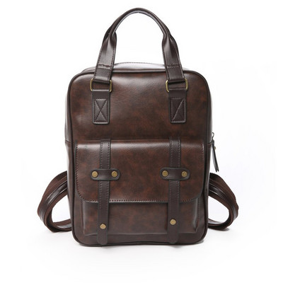 Moodne leedi tudengi seljakott naistele meeste PU-nahast veekindel teismeliste koolikott Suure mahutavusega vabaaja reisikott