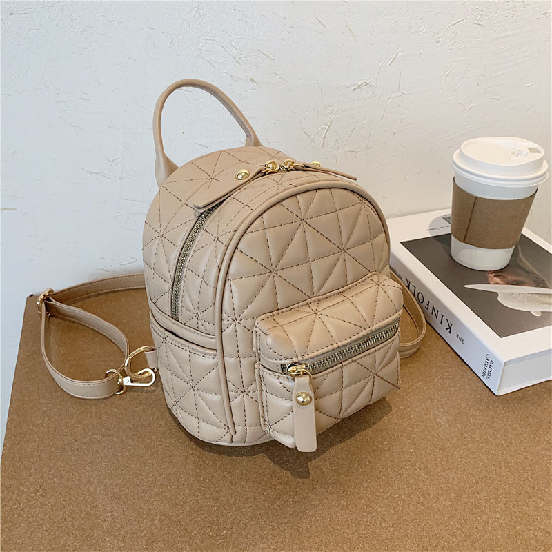 Πολυτελές γυναικείο σακίδιο πλάτης 2022 Υψηλής ποιότητας PU δερμάτινο μαθητικό τσαντάκι Μοντέρνα πακέτα ταξιδιού για κορίτσια Casual μονόχρωμη γυναικεία τσάντα