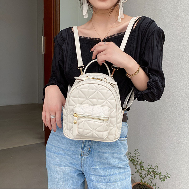 Πολυτελές γυναικείο σακίδιο πλάτης 2022 Υψηλής ποιότητας PU δερμάτινο μαθητικό τσαντάκι Μοντέρνα πακέτα ταξιδιού για κορίτσια Casual μονόχρωμη γυναικεία τσάντα