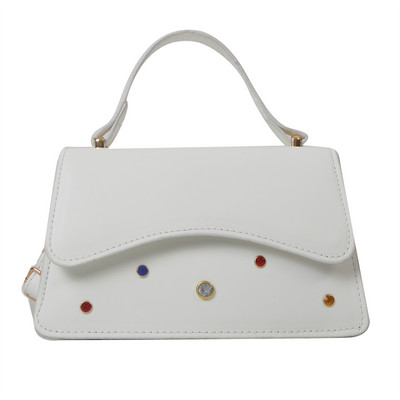 Γυναικεία δερμάτινη μίνι τσάντα χειρολαβής Τσάντα χιαστί Τσάντα στρας Τσάντες Πορτοφόλια