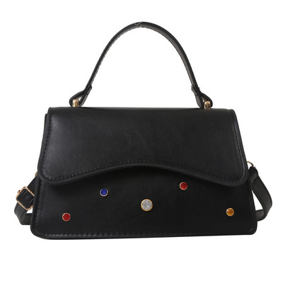 Γυναικεία δερμάτινη μίνι τσάντα χειρολαβής Τσάντα χιαστί Τσάντα στρας Τσάντες Πορτοφόλια