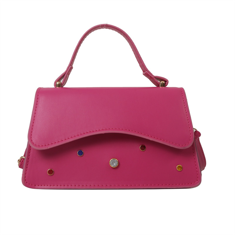 Γυναικεία δερμάτινη μίνι τσάντα χειρολαβής Τσάντα χιαστί Τσάντα στρας Τσάντες Πορτοφόλια