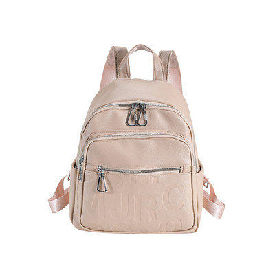 Μονόχρωμη χαριτωμένη PU γυναικεία τσάντα πλάτης Σχολική τσάντα για έφηβα κορίτσια Αγόρια Luxury Harajuku Γυναικεία τσάντα μόδας Φοιτητική κυρία Πακέτο βιβλίου