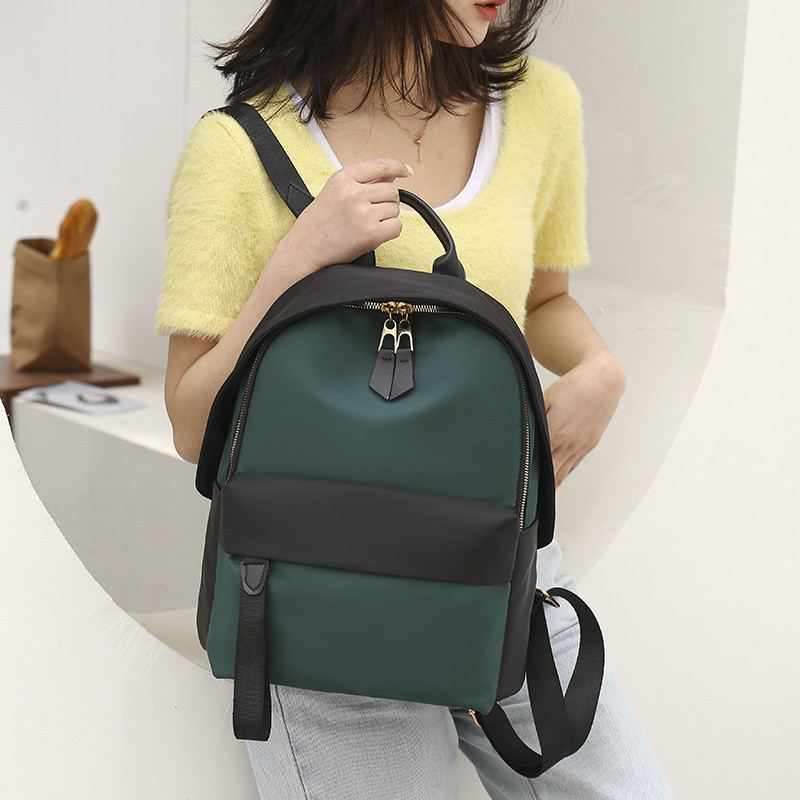 Γυναικείο σακίδιο πλάτης ασορτί χρώματος Σχολική τσάντα ώμου για κορίτσια έφηβες Σχολική τσάντα πλάτης Γυναικεία μόδα σακίδιο πλάτης Ύφασμα Oxford