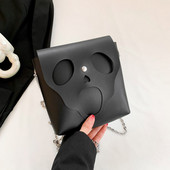 2023 Ghost Halloween κινητό πορτοφόλι Unisex Αστεία ασυνήθιστη τσάντα στήθους Ghostfaced Anime Shoulder Crossbody Τσάντα Punk Hiphop Satchel