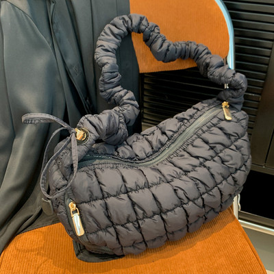 Γυναικείες πλισέ τσάντες Cloud Fashion Casual γυναικεία τσάντα χιαστί με καπιτονέ γέμισμα Απλό, μεγάλης χωρητικότητας, τσαντάκι για κορίτσια