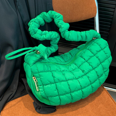 Γυναικείες πλισέ τσάντες Cloud Fashion Casual γυναικεία τσάντα χιαστί με καπιτονέ γέμισμα Απλό, μεγάλης χωρητικότητας, τσαντάκι για κορίτσια