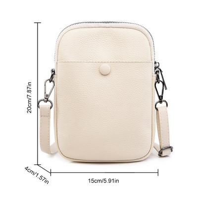 Svestrana torbica za novčiće Lagana vintage torba za remen Podesivi remen Jednobojna ženska torba za sastanke na otvorenom