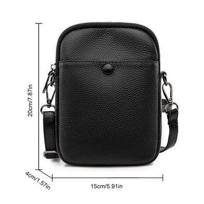 Svestrana torbica za novčiće Lagana vintage torba za remen Podesivi remen Jednobojna ženska torba za sastanke na otvorenom