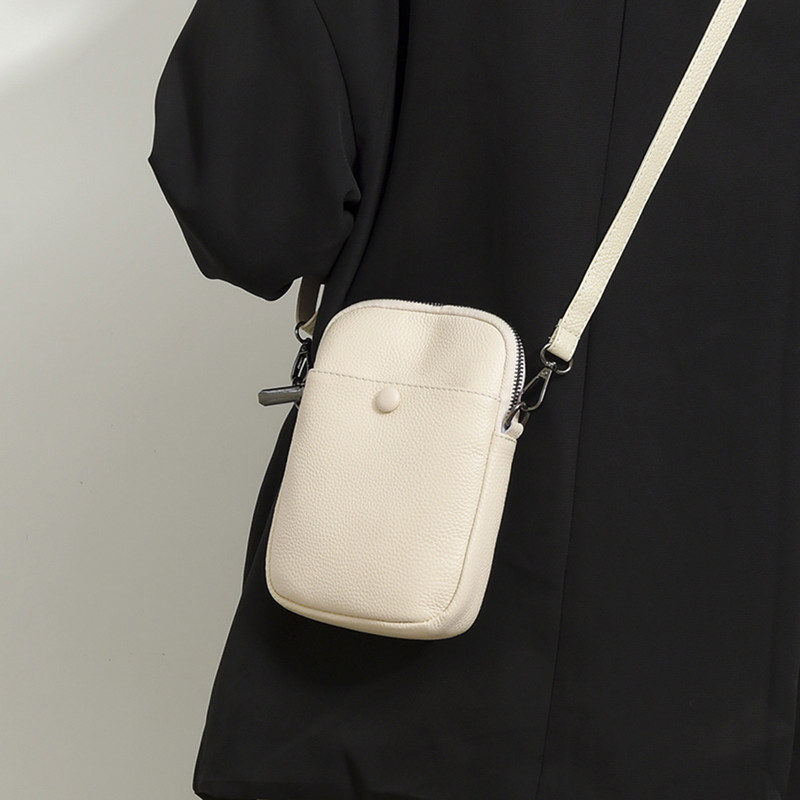 Svestrana torbica za novčiće Lagana vintage torba za remen Podesivi remen Jednobojna ženska torba za sastanke na otvorenom