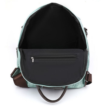 Портмонета Висококачествена кожена дамска модна ученическа чанта Пътна чанта Дамска чанта за книги Раница 2023 Дамска раница с голям капацитет