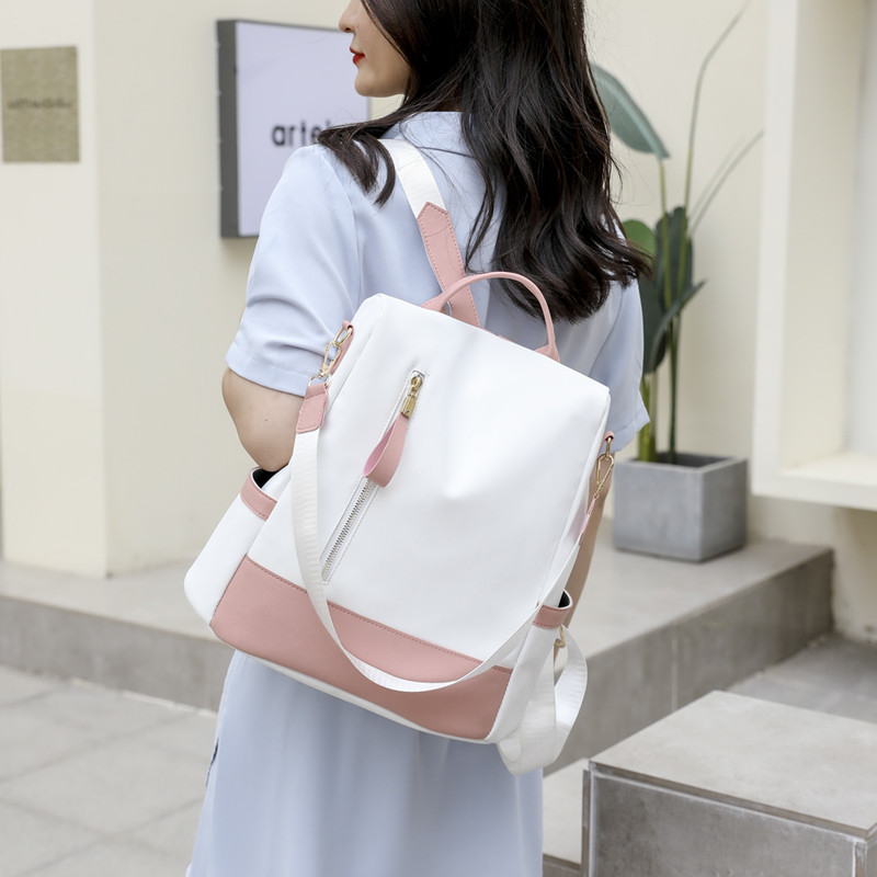 Uus veekindel nailonist naiste seljakott Naiste reisikott seljakotid koolikott teismelistele tüdrukutele ühevärviline raamatukott Mochila raamatukott