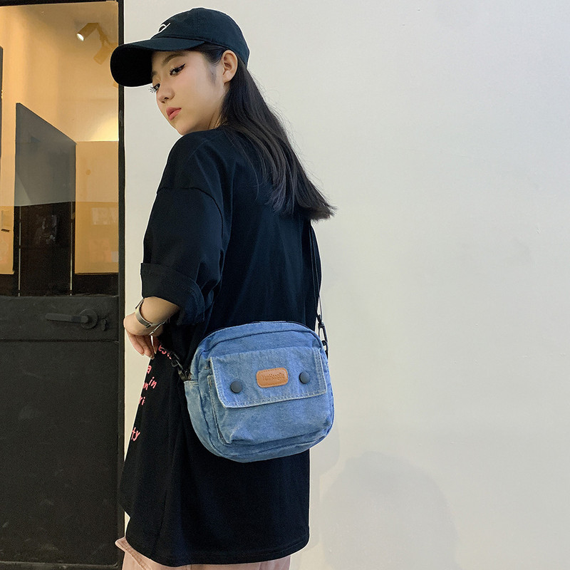 Γυναικεία μαλακή τσάντα τσάντα Casual Fashion Πορτοφόλια Ευέλικτη τσάντα τζιν χιαστί λουράκι Ρυθμιζόμενη τσάντα εργασίας ταξιδιού