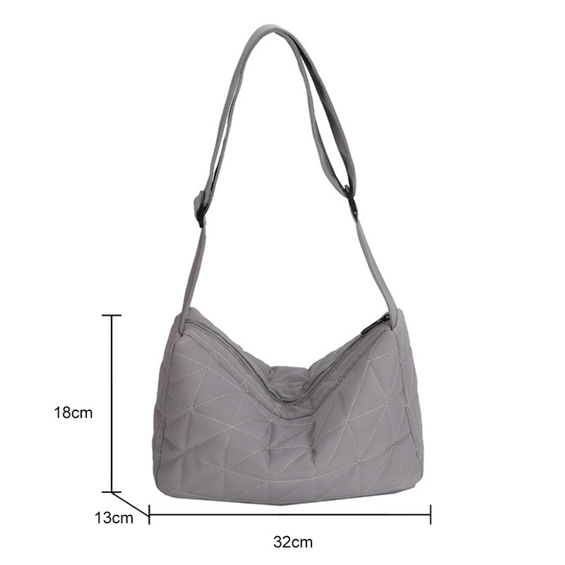 Γυναικείες casual τσάντες χιαστί ώμου μεγάλης χωρητικότητας Fashion Down Βαμβακερές τσάντες tote Fashion Space Τσάντες χεριού με βαμβάκι 2023