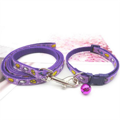 Moodne lemmiklooma kaelarihm Veoköie muster Multikas armas kelluke reguleeritavad kaelarihmad koerale kassi kutsikale kassipoegale meisterdamise lemmikloomade tarvikud