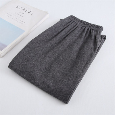 Βαμβακερό μασίφ παντελόνι πιτζάμα για ενήλικες Λεπτό ανδρικό παντελόνι ύπνου Με πάτο σε συν μέγεθος Νέα καλοκαιρινή πιτζάμα Hombre Casual Loose Home