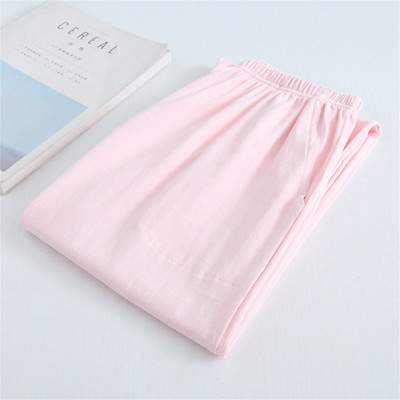 Βαμβακερό μασίφ παντελόνι πιτζάμα για ενήλικες Λεπτό ανδρικό παντελόνι ύπνου Με πάτο σε συν μέγεθος Νέα καλοκαιρινή πιτζάμα Hombre Casual Loose Home