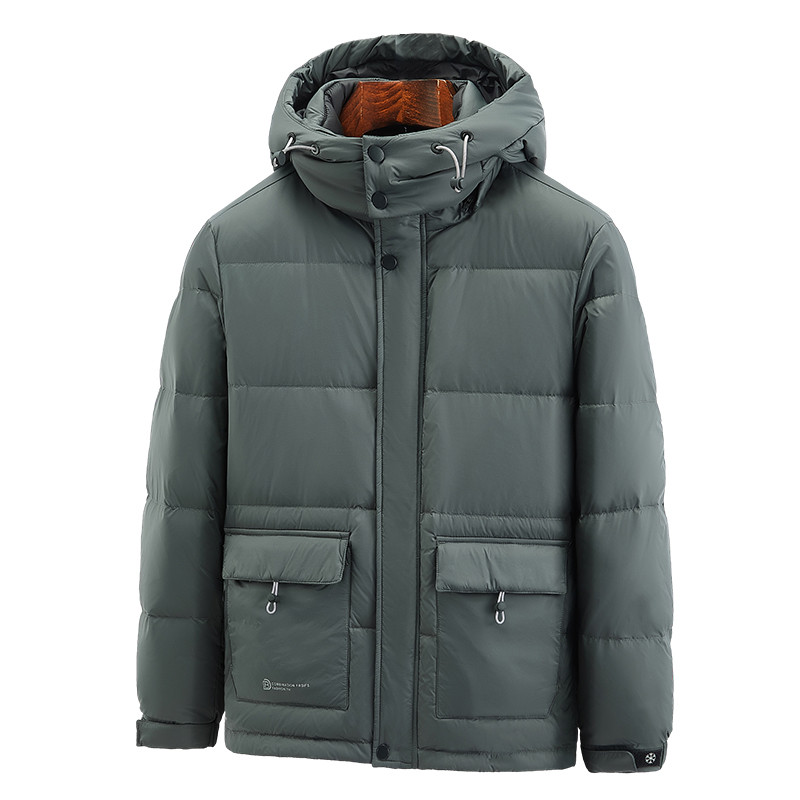 Ανδρικό 8XL Plus Size Χειμερινό Νέο Υπερελαφρύ Ζεστό 90% Μπουφάν πάπια Παλτό Parka Ανδρικό φθινοπωρινό casual outfit Αδιάβροχο μπουφάν με καπέλο