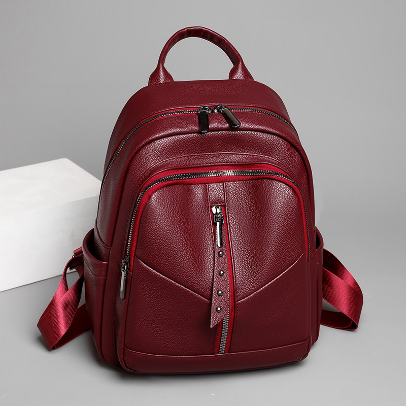 Γυναικείες τσάντες πλάτης ταξιδιού Δωρεάν αποστολή Γυναικεία σακίδια πλάτης για γυναίκες Πανεπιστήμιο Κομψό γυναικείο σακίδιο πλάτης Δερμάτινη γυναικεία γυναικεία τσάντα