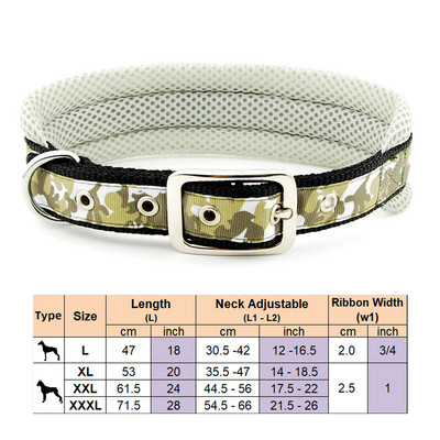 Ogrlica za pse, povodac za kućne ljubimce, podesiva mreža, podstavljena ogrlica, olovo, reflektirajuća točkica, prozračna ogrlica za velike pse, njemački ovčar