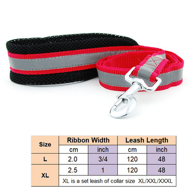 Ogrlica za pse, povodac za kućne ljubimce, podesiva mreža, podstavljena ogrlica, olovo, reflektirajuća točkica, prozračna ogrlica za velike pse, njemački ovčar