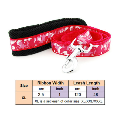 Ogrlica za pse, povodac za kućne ljubimce, podesiva mreža, podstavljena ogrlica, olovo, reflektirajuća točkica, prozračna ogrlica za velike pse, njemački ovčar