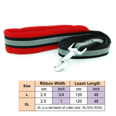 Ogrlica za pse, povodac za kućne ljubimce, podesiva mreža, podstavljena ogrlica, olovo, reflektirajuća točkica, prozračna ogrlica za velike pse, njemački ovčar