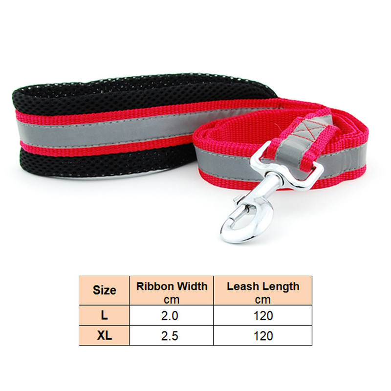 Ogrlica za pse, povodac za kućne ljubimce, podesiva mreža, podstavljena ogrlica, olovo, reflektirajuća točkica, prozračna ogrlica za velike pse, njemački ovčar