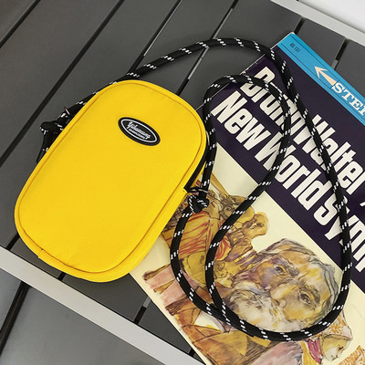 Τσάντα χιαστί καμβά Γυναικείες τσάντες μόδας φορητές casual απλό ρυθμιζόμενο λουράκι Ιαπωνικό στυλ για διακοπές το Σαββατοκύριακο