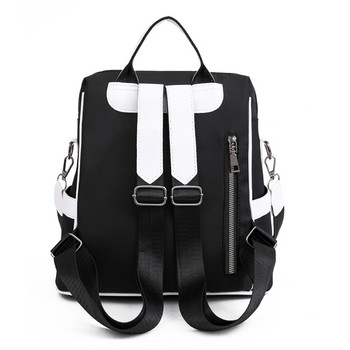 Σχολική τσάντα για έφηβες μονόχρωμη τσάντα βιβλίου Mochila Νέα αδιάβροχη νάιλον γυναικεία τσάντα πλάτης Γυναικεία τσάντα ταξιδιού