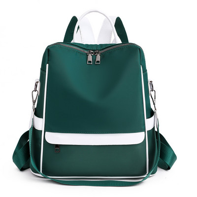 Σχολική τσάντα για έφηβες μονόχρωμη τσάντα βιβλίου Mochila Νέα αδιάβροχη νάιλον γυναικεία τσάντα πλάτης Γυναικεία τσάντα ταξιδιού