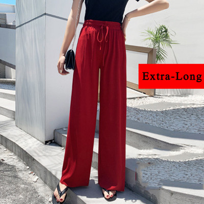Nyári női nadrágok, 2021, melegítőnadrágok, koreai stílusú, bő, nagy méretű nadrágok, széles szárú, hétköznapi nadrágok, egyenes nadrágok, Streetwear, Mujer