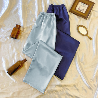 2 tk komplekt Naiste vabaaja pidžaamapüksid õhukesed lahtised püksid Koduriided kevadeks ja sügiseks koduseks Mugavad pidžaamapüksid