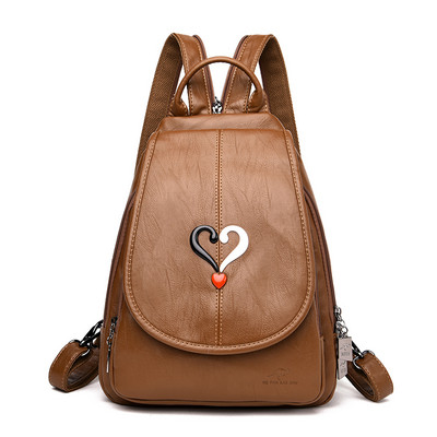 Μαλακό σακίδιο πλάτης μόδας Sheepskin μονόχρωμο για γυναίκες Σακίδιο πλάτης μάρκας πολυτελείας σχεδιαστή Απλή τσάντα ταξιδιού για κορίτσια Σχολική τσάντα 2022