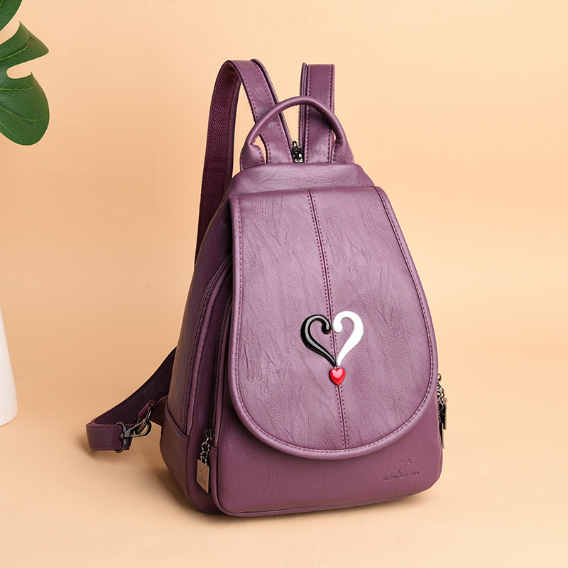 Μαλακό σακίδιο πλάτης μόδας Sheepskin μονόχρωμο για γυναίκες Σακίδιο πλάτης μάρκας πολυτελείας σχεδιαστή Απλή τσάντα ταξιδιού για κορίτσια Σχολική τσάντα 2022