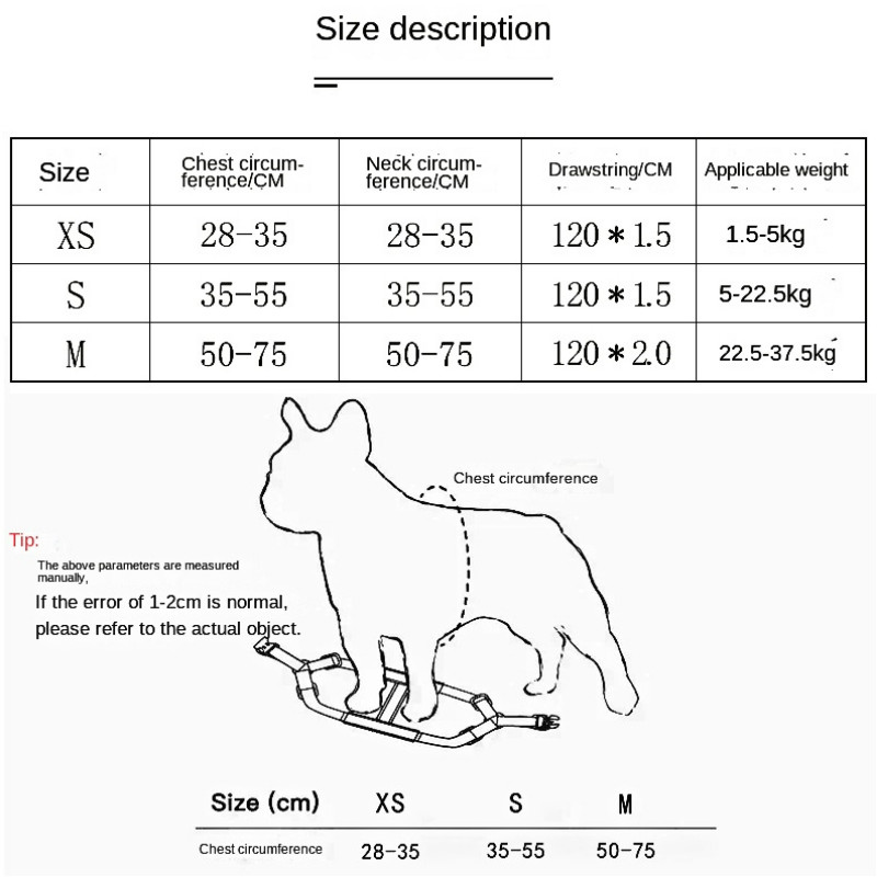 Kontrastni povodac za pse, Macaron Color-block remen za prsa za mačke Probijač otporan na eksploziju, povodac za male i srednje pse, pribor za kućne ljubimce