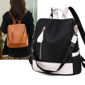 Veekindel nailonist naiste seljakott Moodne vargusvastane koolikott Tikandid Disainer Naistele Suure mahutavusega reisi õlakott