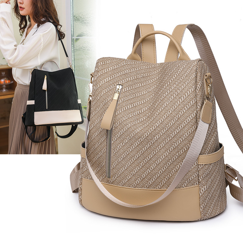 Veekindel nailonist naiste seljakott Moodne vargusvastane koolikott Tikandid Disainer Naistele Suure mahutavusega reisi õlakott