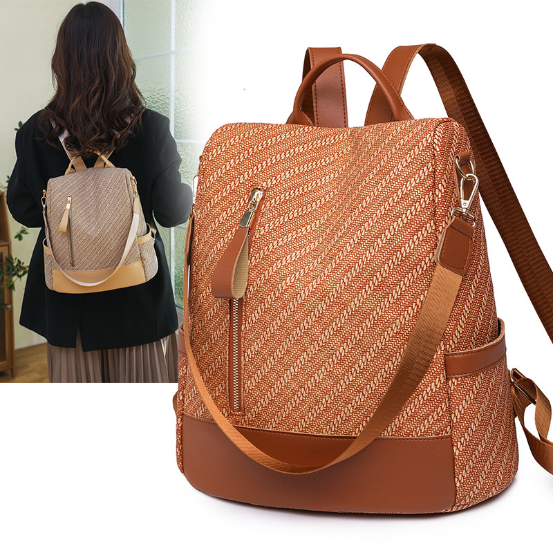 Veekindel nailonist naiste seljakott Moodne vargusvastane koolikott Tikandid Disainer Naistele Suure mahutavusega reisi õlakott