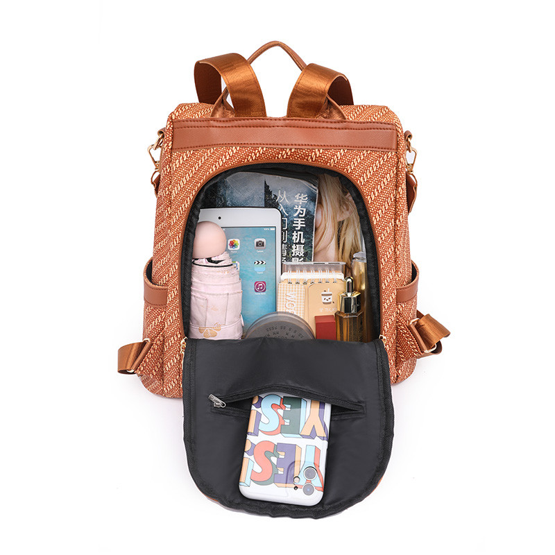 Veekindel nailonist naiste seljakott Moodne vargusvastane koolikott Tikandid Disainer Naistele Suure mahutavusega reisi õlakott