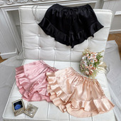 3 tk. komplekt Suvine Kodu Alumine Lühikesed püksid Paelad Kiirelt kuivavad lahtised lühikesed püksid Siidpehme pimestamisvastased kaitsepüksid Siidpüksid naistele