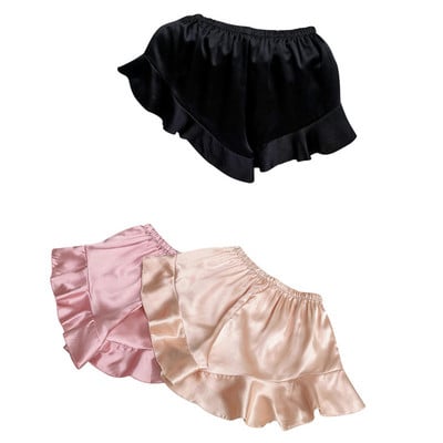 3 tk. komplekt Suvine Kodu Alumine Lühikesed püksid Paelad Kiirelt kuivavad lahtised lühikesed püksid Siidpehme pimestamisvastased kaitsepüksid Siidpüksid naistele