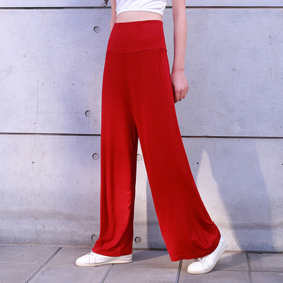 2021 άνοιξη καλοκαίρι νέο plus size modal φαρδύ παντελόνι casual θηλυκό 100kg χαλαρό ψηλόμεσο σπίτι παντελόνι παντελόνι ύπνου μαλακό