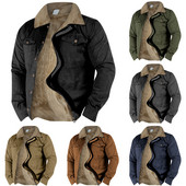 Talvejoped Meestele Talvemantlid Lihtsad Soliidsed Meeste Ametlik Värv Paks samet Sügis Mehed Talvemantel jakk jakk Keskmine