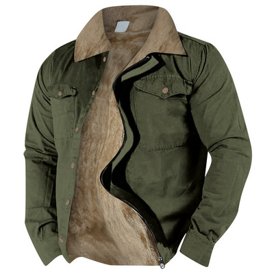 Talvejoped Meestele Talvemantlid Lihtsad Soliidsed Meeste Ametlik Värv Paks samet Sügis Mehed Talvemantel jakk jakk Keskmine