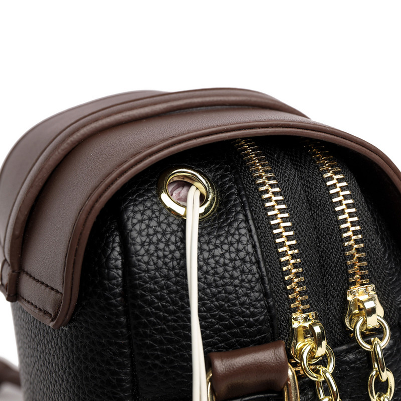 Μικρές τσάντες χιαστί από Ελαφρύ vintage τσαντάκι με αντίθεση χρώματος Ρυθμιζόμενο λουράκι Γυναικεία τσάντα γνωριμιών εξωτερικού χώρου