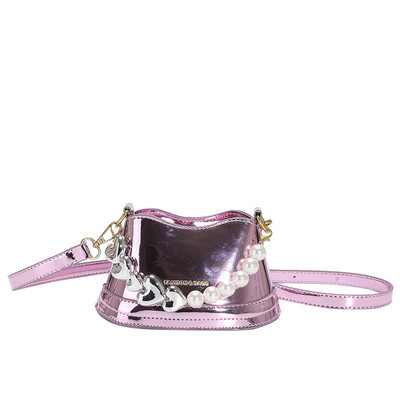 Γυναικείες τσάντες ντιζάιν πολυτελείας Χρώματα καραμέλα Γυναικείες τσάντες μόδας Y2K Mini Pearl Τσάντα χιαστί Bolsas Messenger Τσάντα Bucket