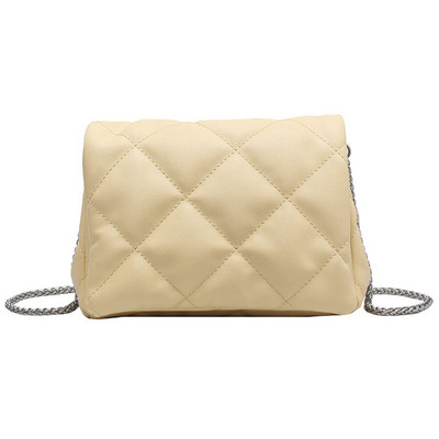 Ķēdes plecu soma sprādzes aizdare Crossbody Tote Bag Sieviešu polsterēta ādas rokassomiņa Vintage liela ietilpība pircēju ceļojumiem